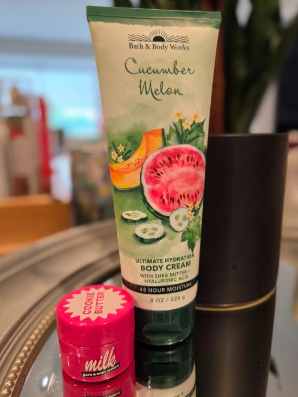 Bath & Body Works - Cucumber Melon Body Cream + Bundle Items